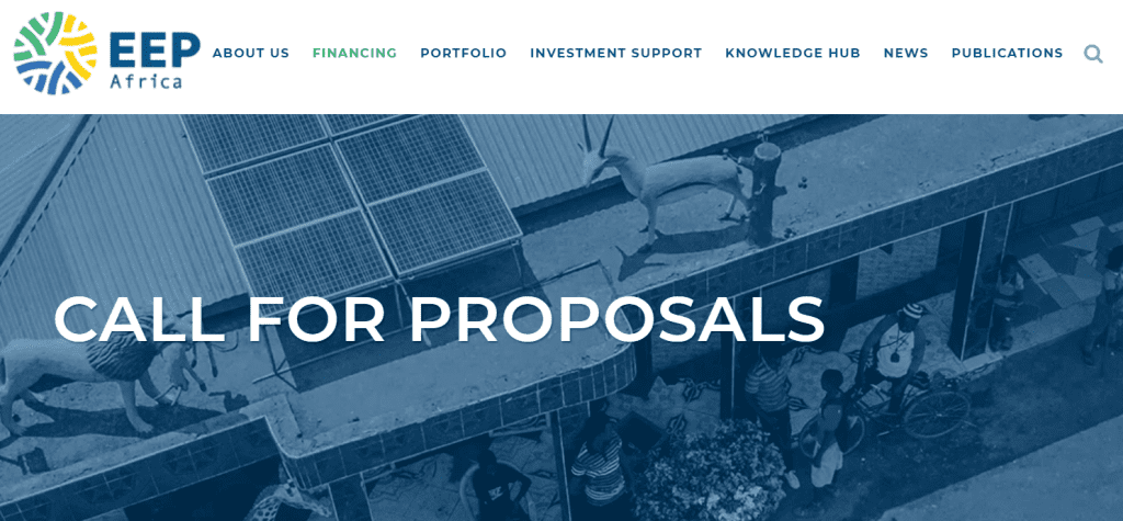 EEP Africa call for proposals