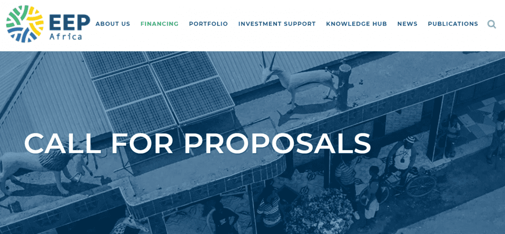 EEP Africa call for proposals