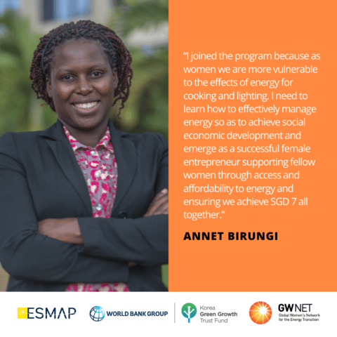 Annet Birungi Energy Storage Quote