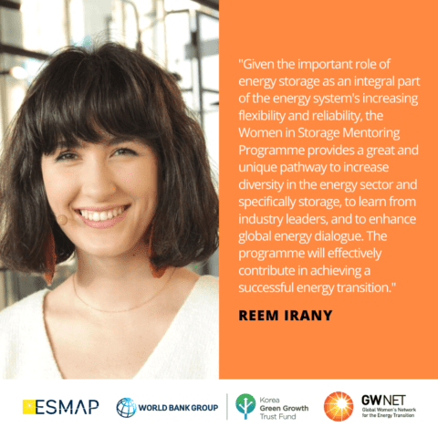 Reem Irany Energy Storage Mentoring Programme