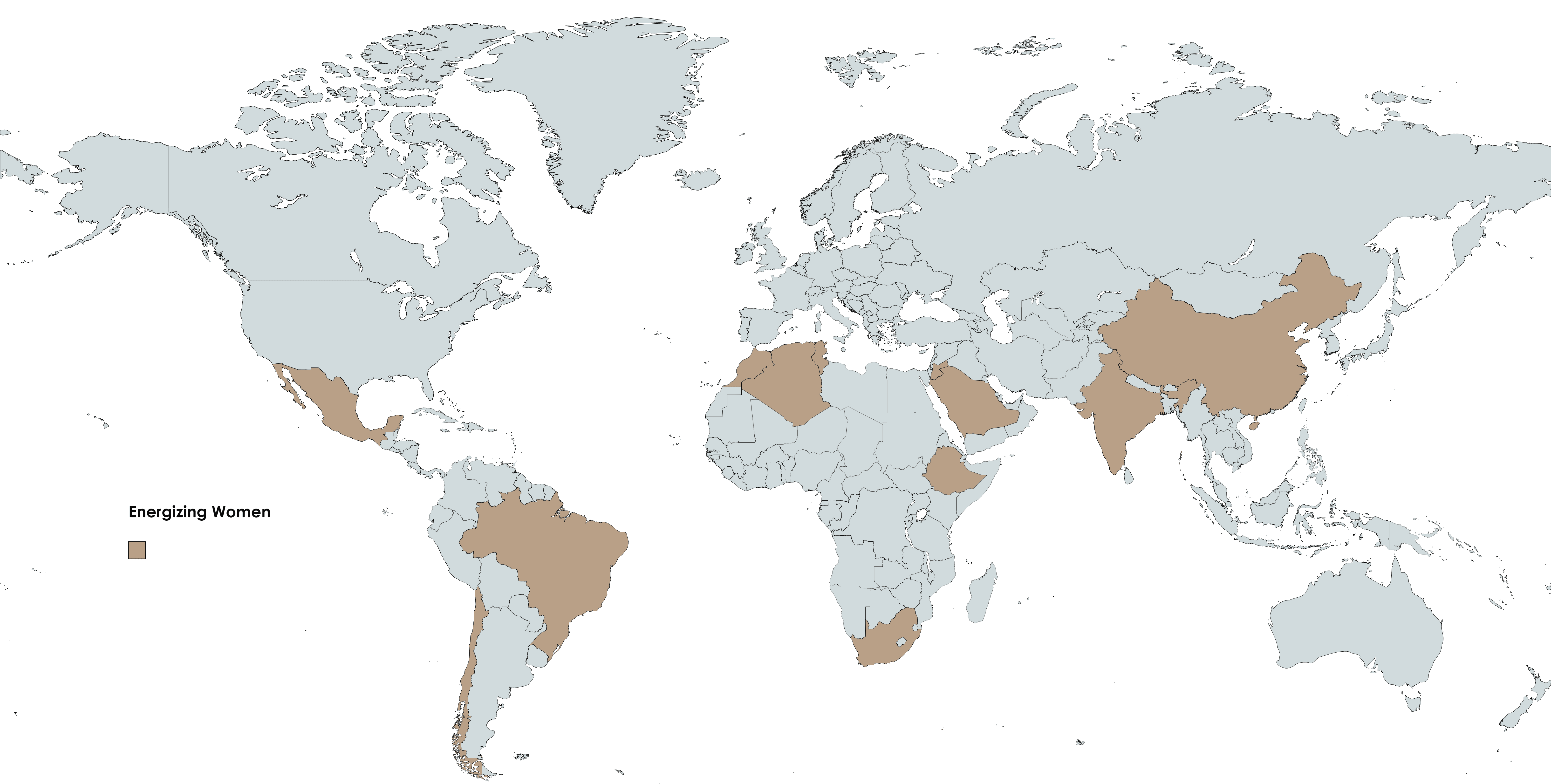 Energizing Women Energizing Women Mentorship Participants Map