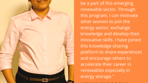 Hemangi Borole Women in Energy Storage Mentoring Programme