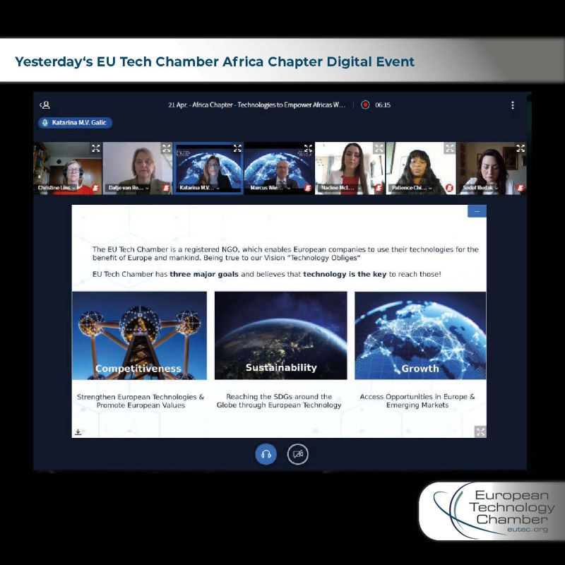 EU Tech Africa Chapter Webinar EU Tech Africa Chapter Webinar