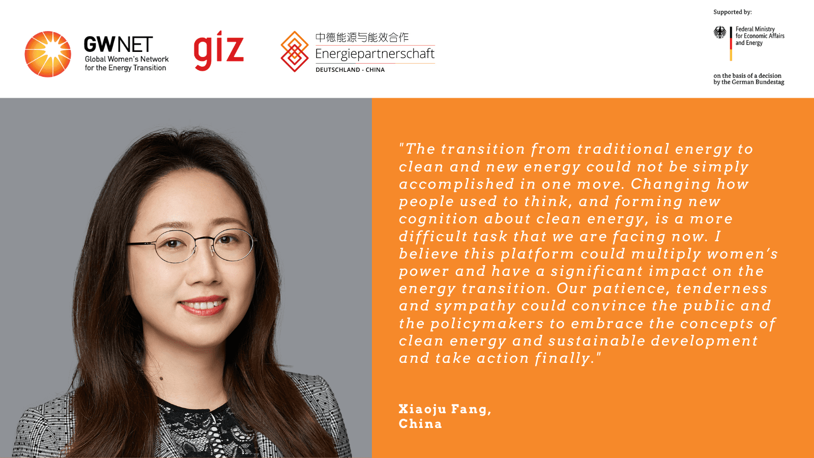 Xiaoju Fang quote