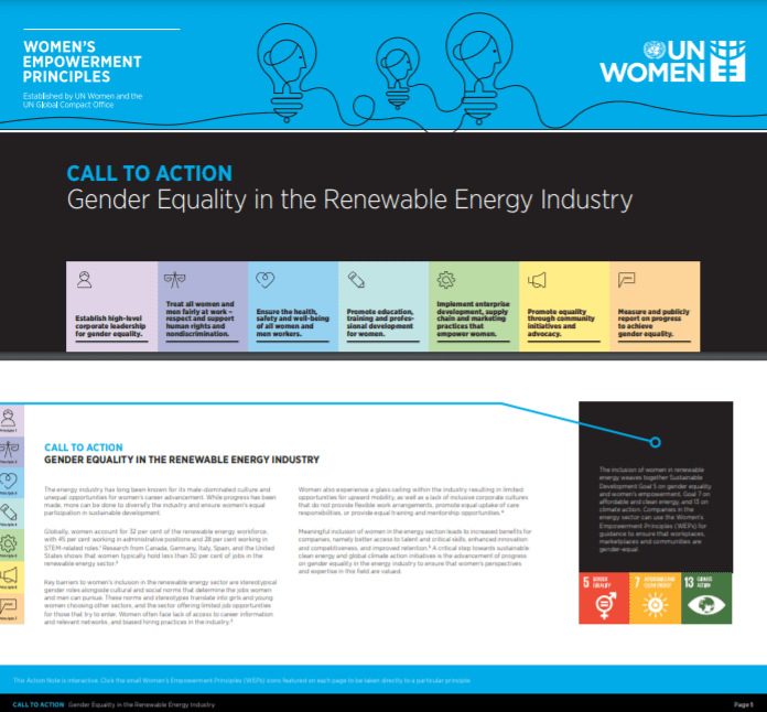Cover Page of the Call to Action