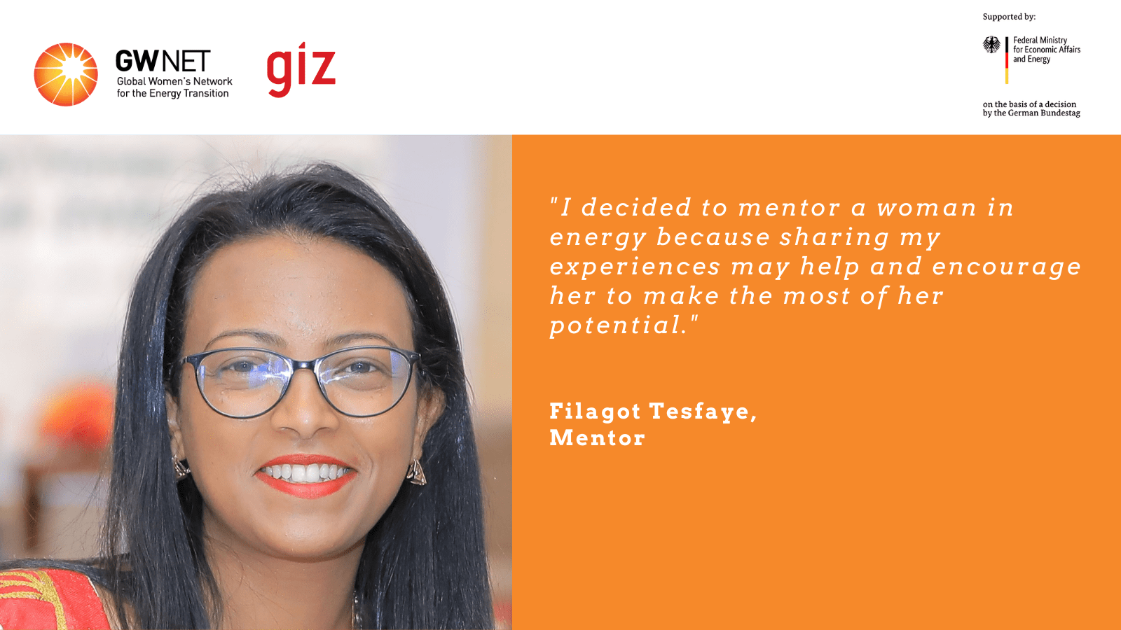 Picture of mentor and quote