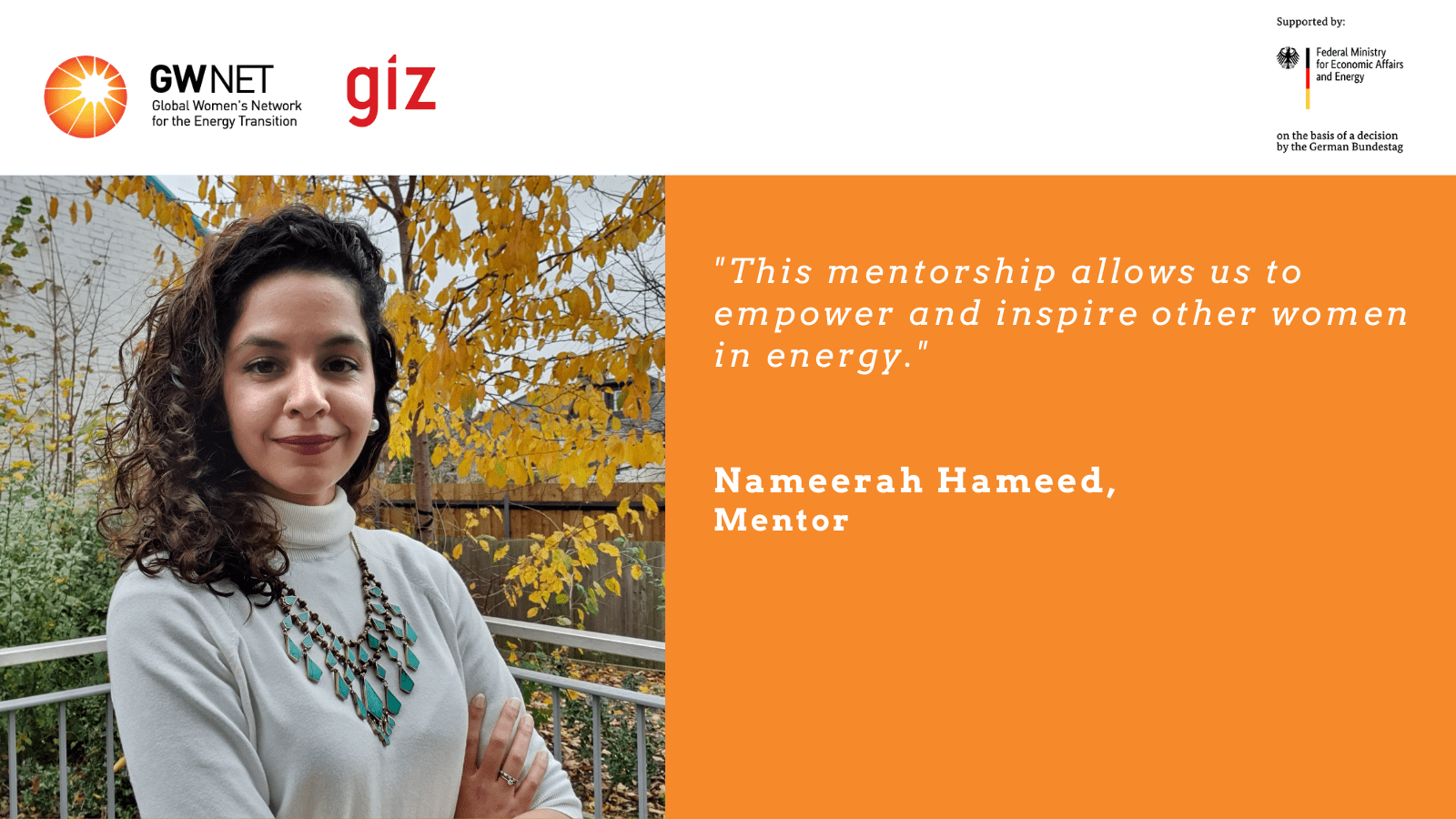 Picture of mentor and quote
