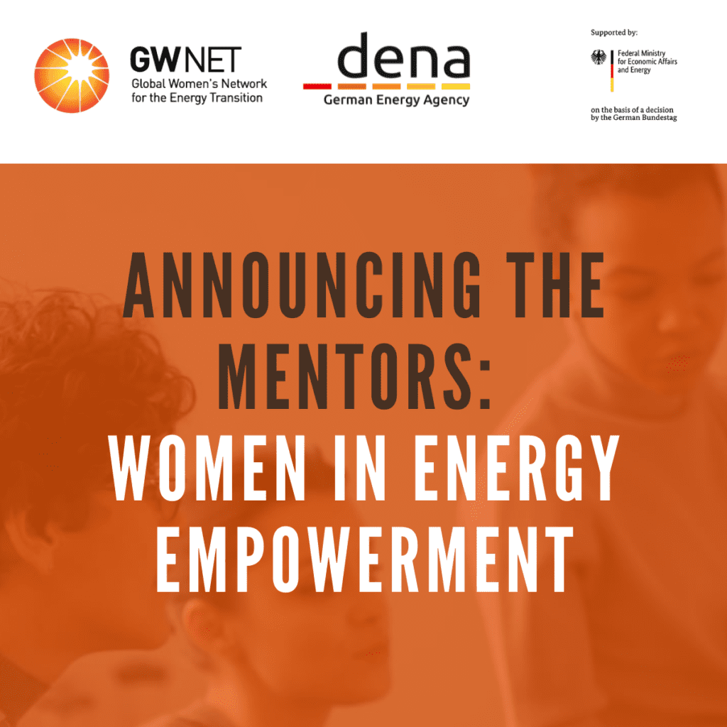 Poster with text and organiser logos overlayed on picture of women in a meeting