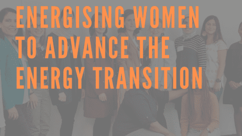 Application poster with organiser logos at the top. Image of women is overlayed by the mentorship programme name