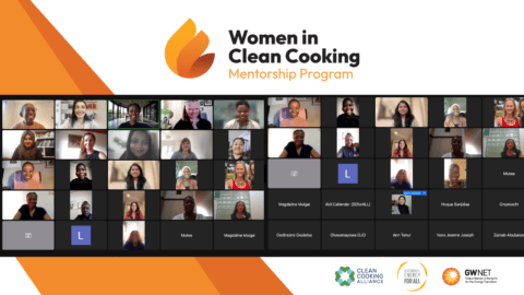 Screenshot of graduation participants on a poster with organiser logos