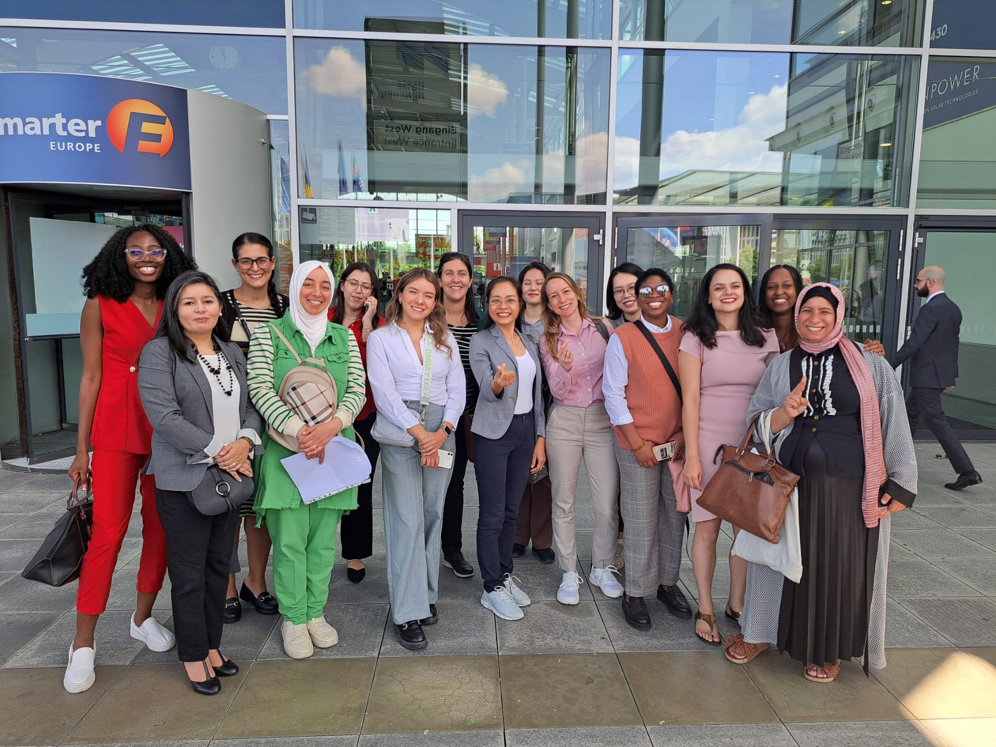 Group photo of women looking into the camera