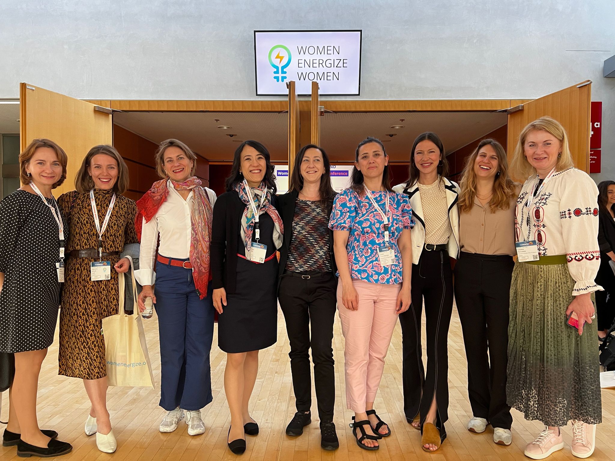 Group photo of women looking into the camera