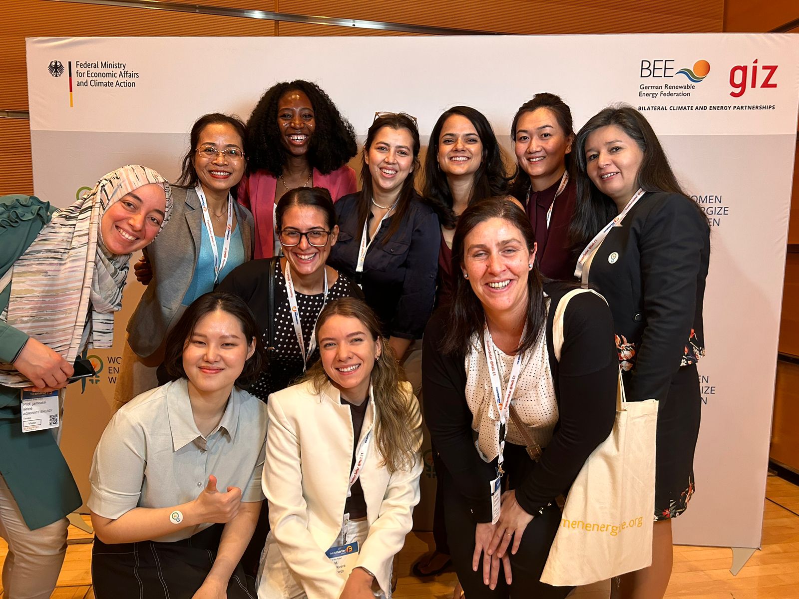 Group photo of women looking into the camera