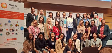 Group photo of women looking into the camera